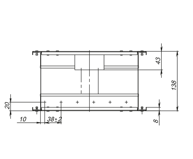Вентс ВВГФ-ЕРВ-355 - Розміри