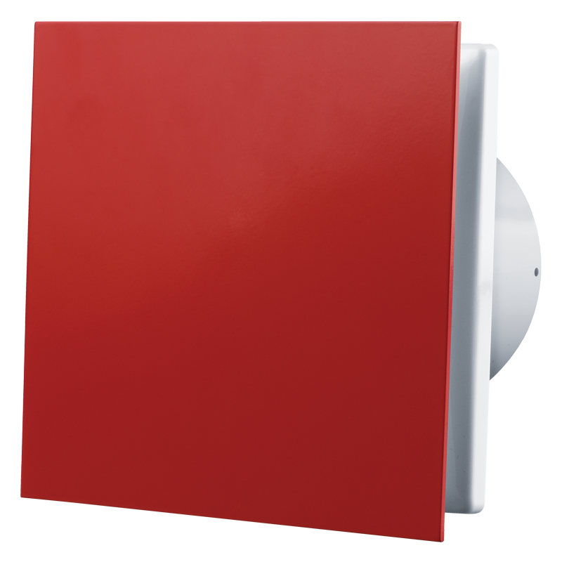 Вентс 100 Солід Червоний - Осьовий вентилятор з низьким рівнем шуму та енергоспоживання для витяжної вентиляції