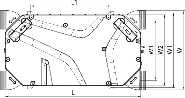 Вентс Enave-C 150 P A21 - Розміри