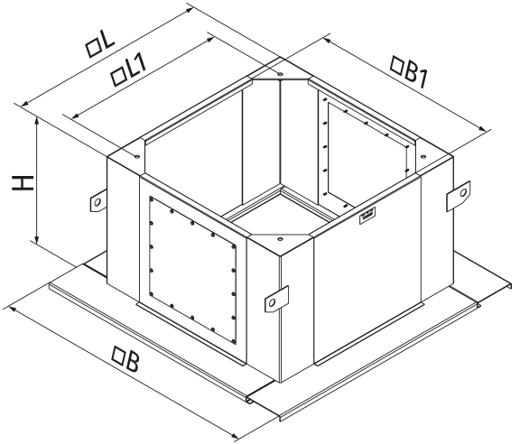 Вентс РКВІ 900 - Розміри