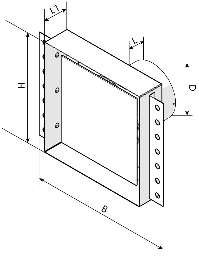 Вентс 100 Стоун турбо - Розміри