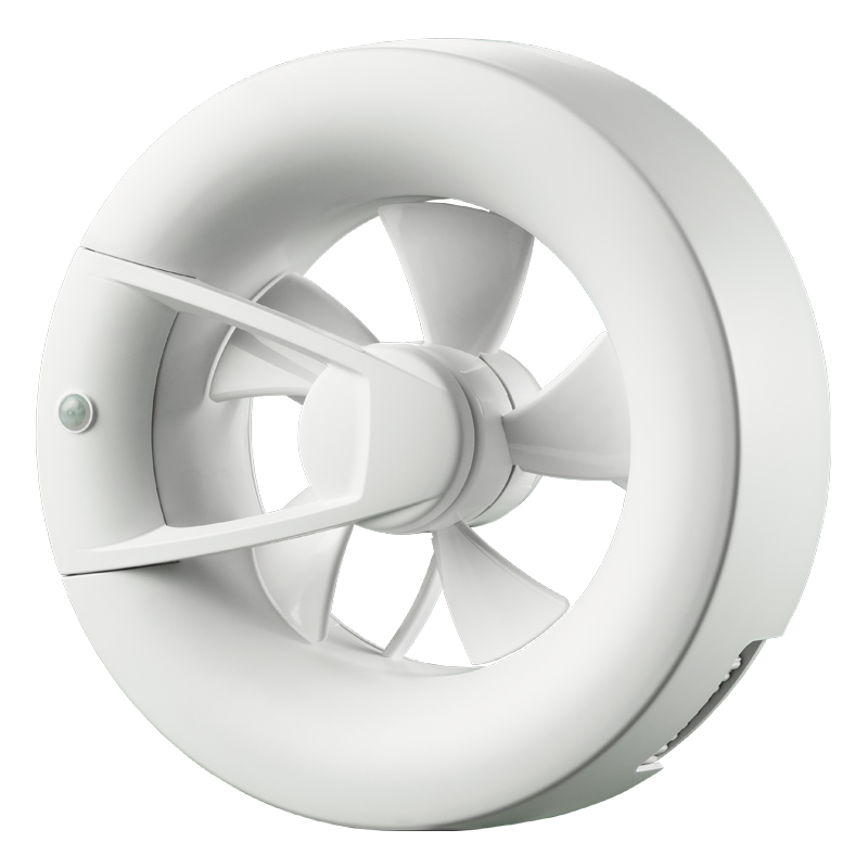 Вентс Арк білий - Розумний вентилятор з низьким рівнем шуму для витяжної вентиляції