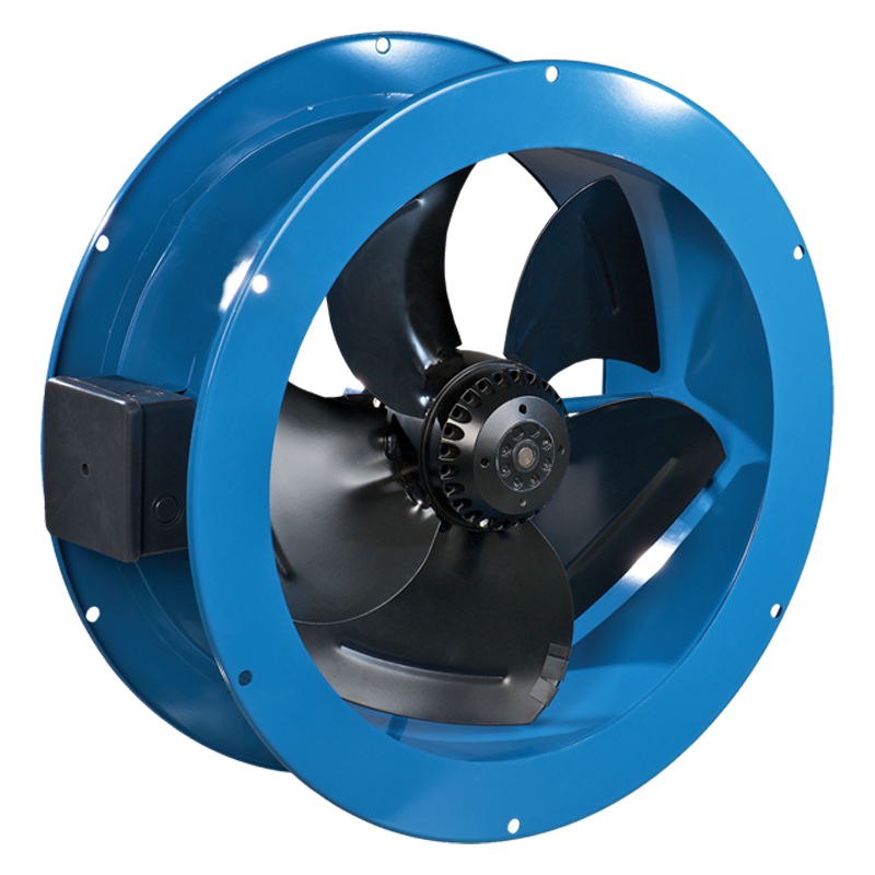 Вентс ВКФ 2Д 250 - Осьові вентилятори низького тиску в сталевому корпусі для настінного монтажу