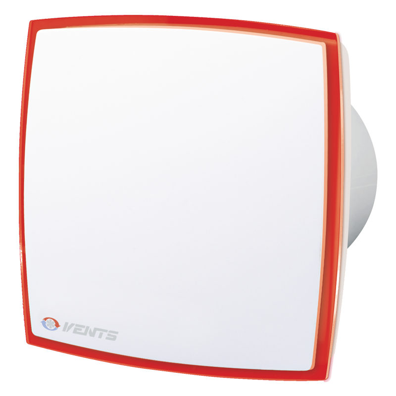 Вентс 150 ЛД Лайт червоний - Осьові декоративні вентилятори для витяжної вентиляції