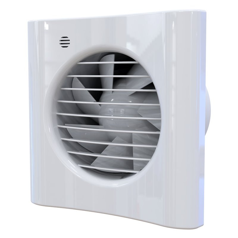 Вентс 100 МФ Ван В Л - Осьовий вентилятор з низьким рівнем шуму та енергоспоживання для витяжної вентиляції, яка підходить для використання в Зоні 1