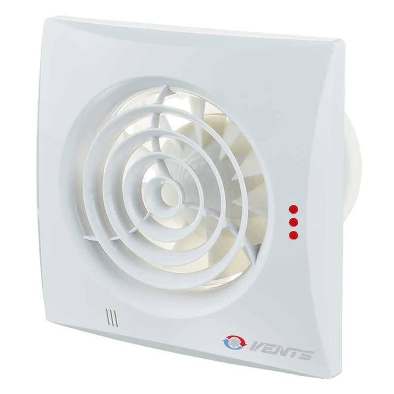 Вентс Квайт 150 ТН - Витяжні осьові вентилятори Квайт вирізняються низьким рівнем шуму і високою продуктивністю роботи