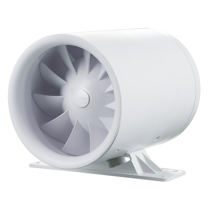 Вентс Квайтлайн-к 100 - Нові безшумні осьові канальні вентилятори для витяжної або припливної вентиляції з високою продуктивністю
