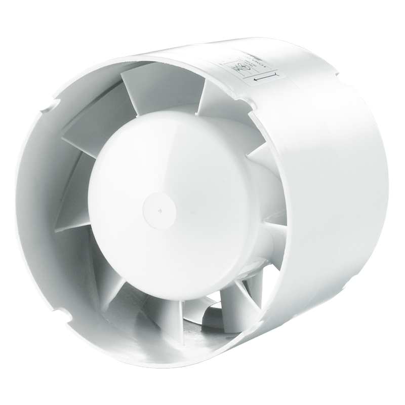 Вентс 100 ВКО1 Л турбо - Осьові канальні вентилятори для витяжної або припливної вентиляції