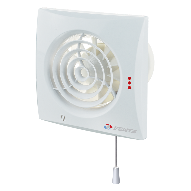 Вентс Квайт Екстра 150 Т - Інноваційні осьові вентилятори з низьким рівнем шуму та енергоспоживання для витяжної вентиляції