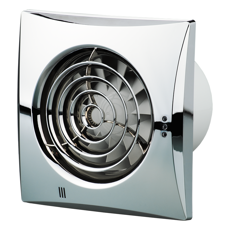 Вентс Квайт 100 В - Витяжні осьові вентилятори Квайт вирізняються низьким рівнем шуму і високою продуктивністю роботи